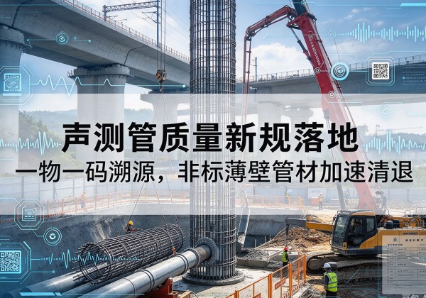 建始声测管质量新规落地，一物一码溯源，非标薄壁管材加速清退