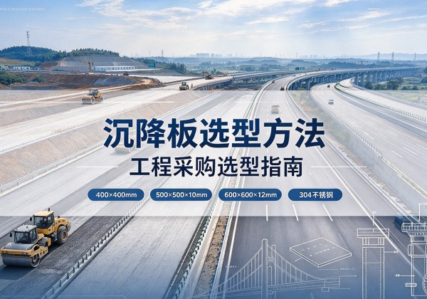 建始沉降板选择方法